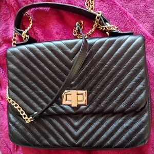 Sara Burglar Quilted Italian Leather